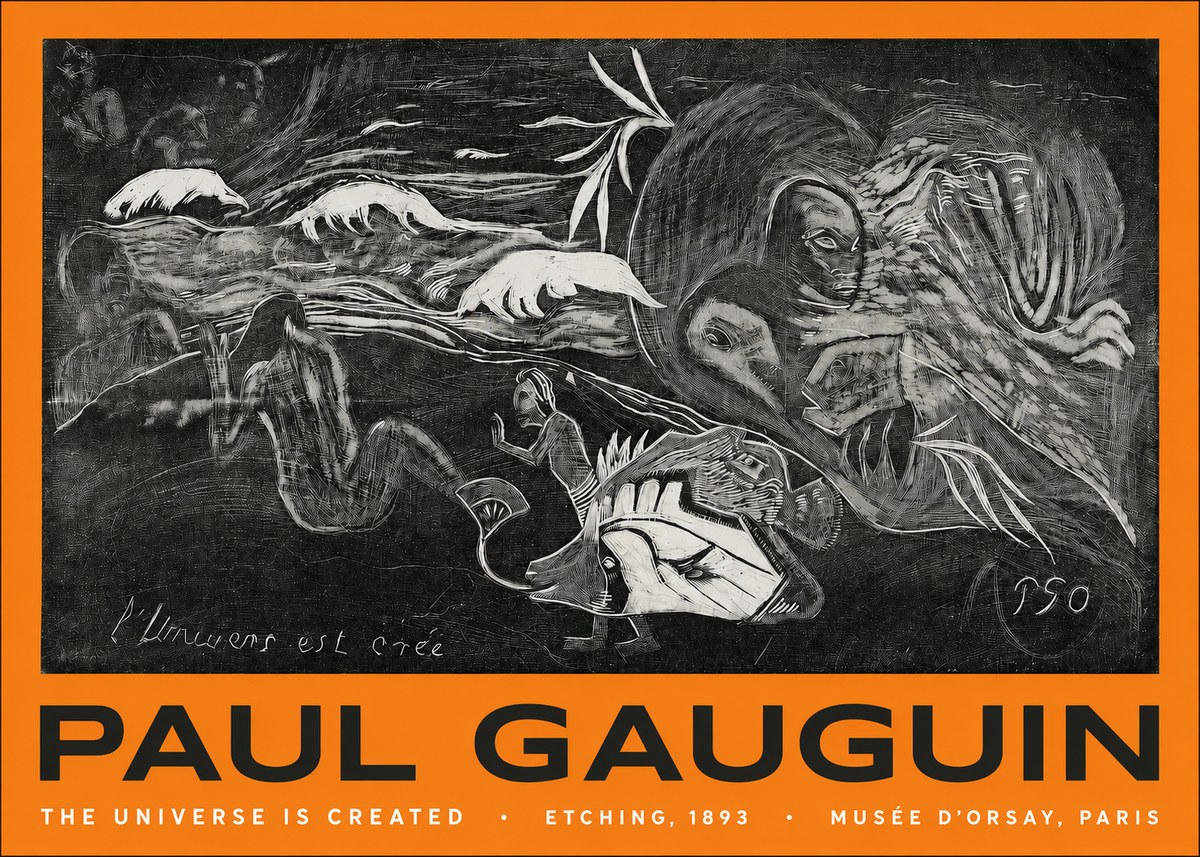 Paul Gauguin The Universe Is Created I No2 - Poszter