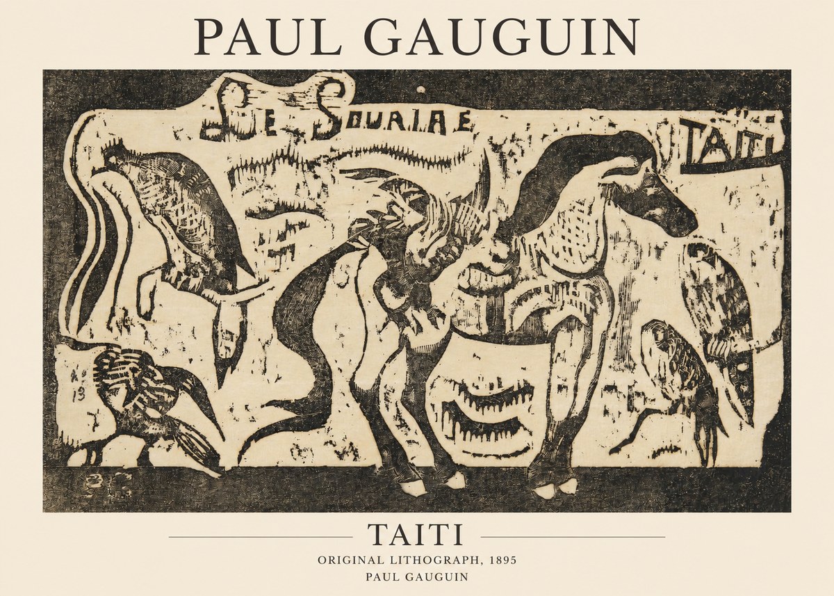 Paul Gauguin Taiti No1 - Poszter