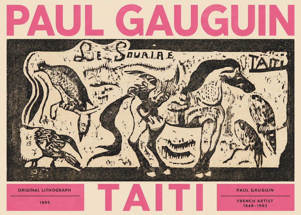 Paul Gauguin Taiti No3 - Poszter