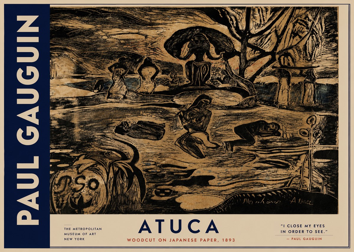 Paul Gauguin Atuca No3 - Poszter