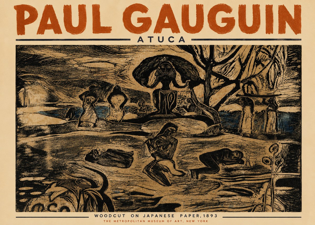 Paul Gauguin Atuca No4 - Poszter