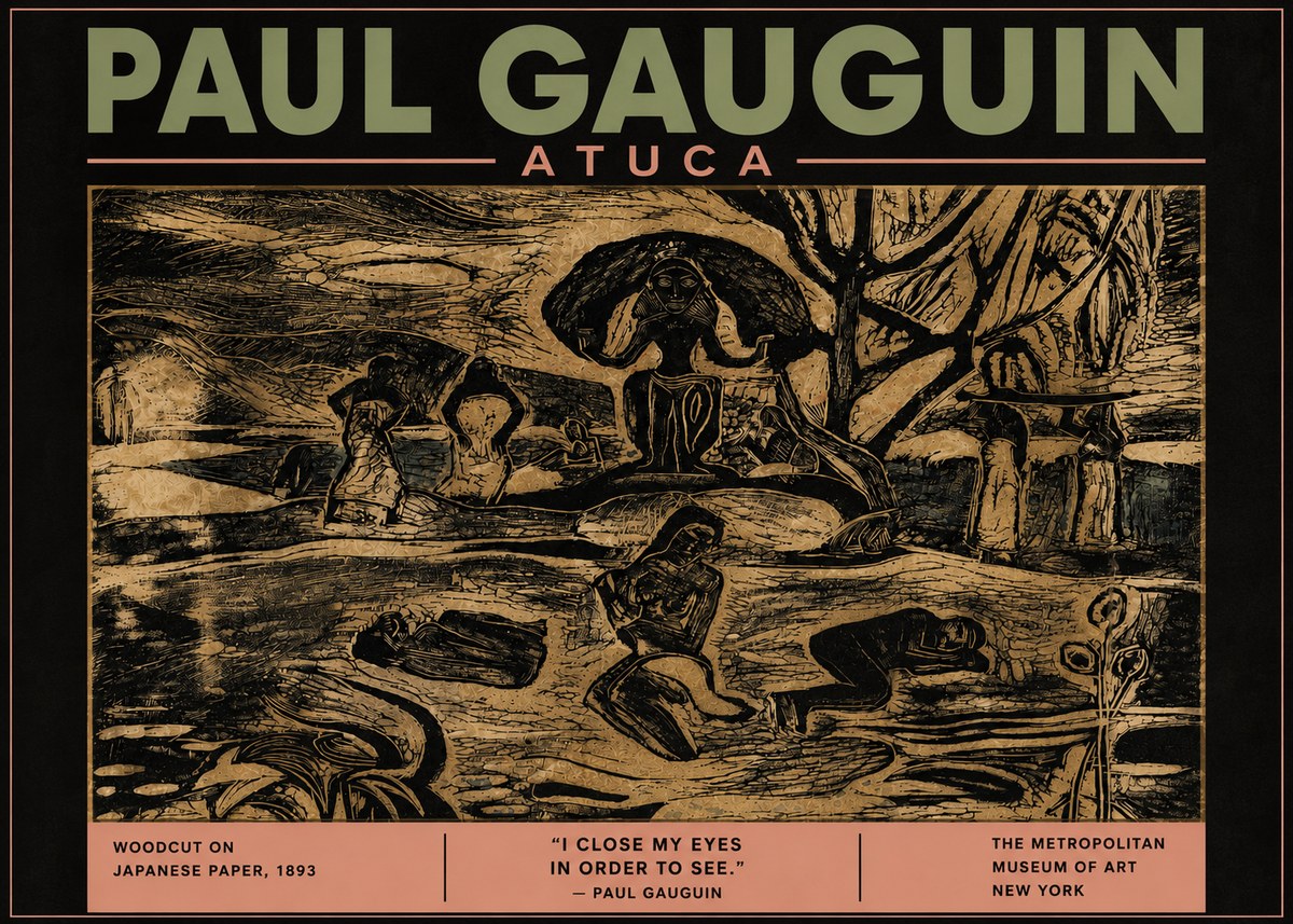 Paul Gauguin Atuca No5 - Poszter