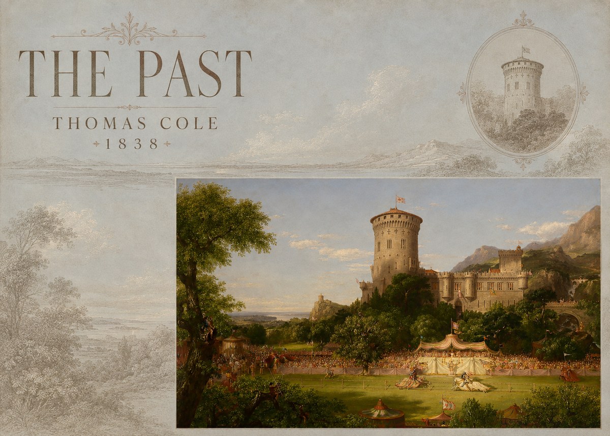 Thomas Cole The Past No4 - Poszter