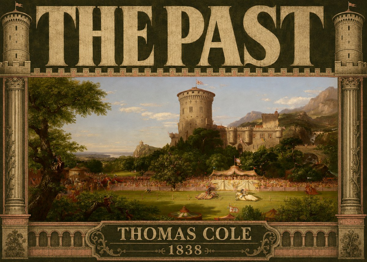 Thomas Cole The Past No5 - Poszter