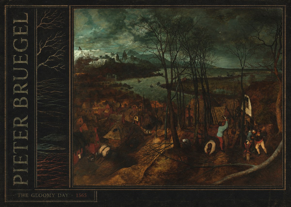 Pieter Bruegel The Gloomy Day No2 - Poszter
