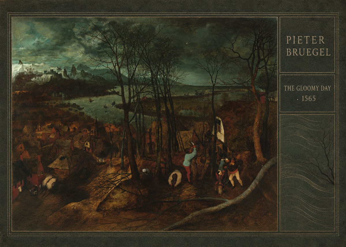 Pieter Bruegel The Gloomy Day No4 - Poszter