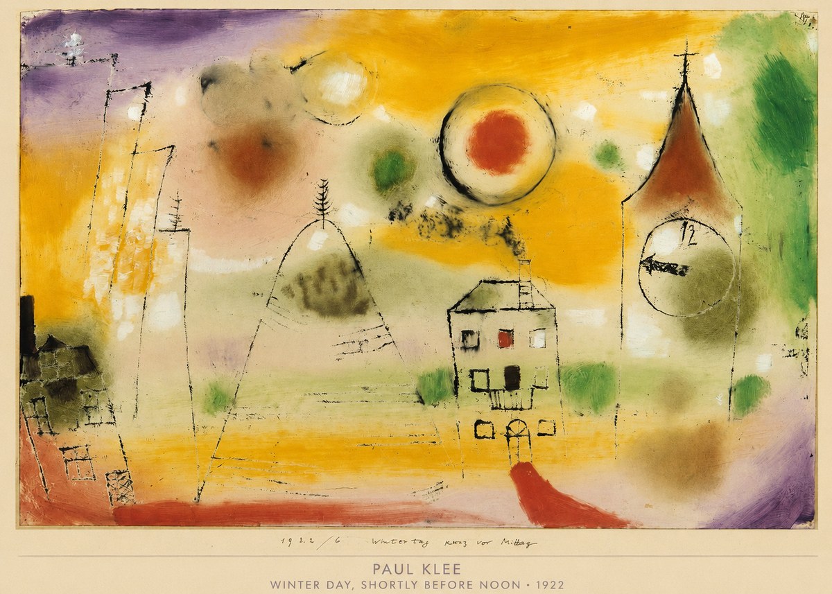 Paul Klee Winter Day, Shortly Before Noon No6 - Poszter