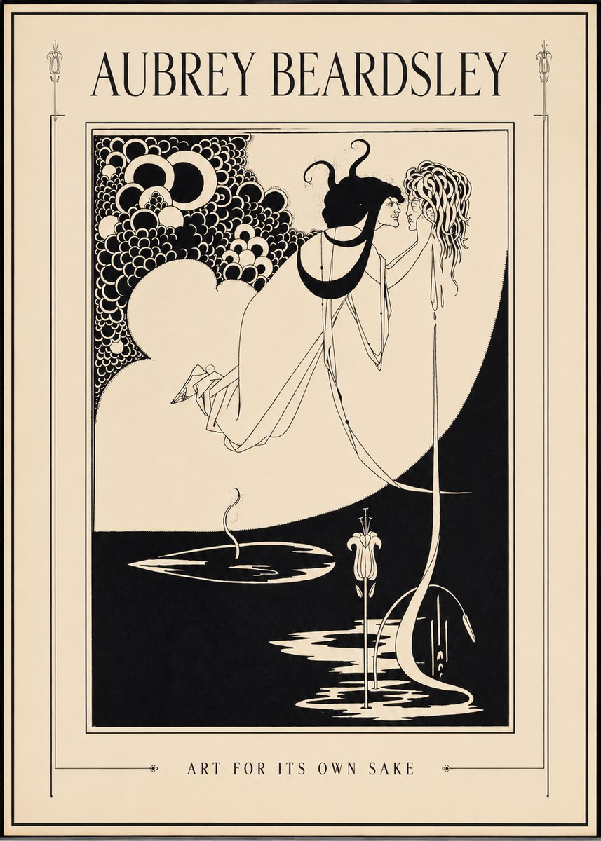 Aubrey Beardsley Art for Its Own Sake No1 - Poszter