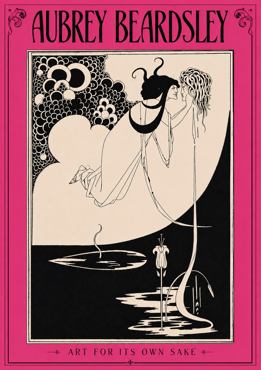 Aubrey Beardsley Art for Its Own Sake No3 - Poszter