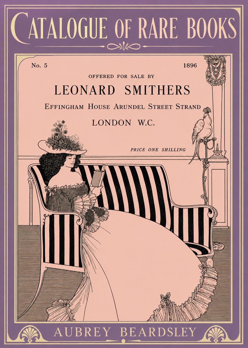Aubrey Beardsley Catalogue of Rare Books No6 - Poszter