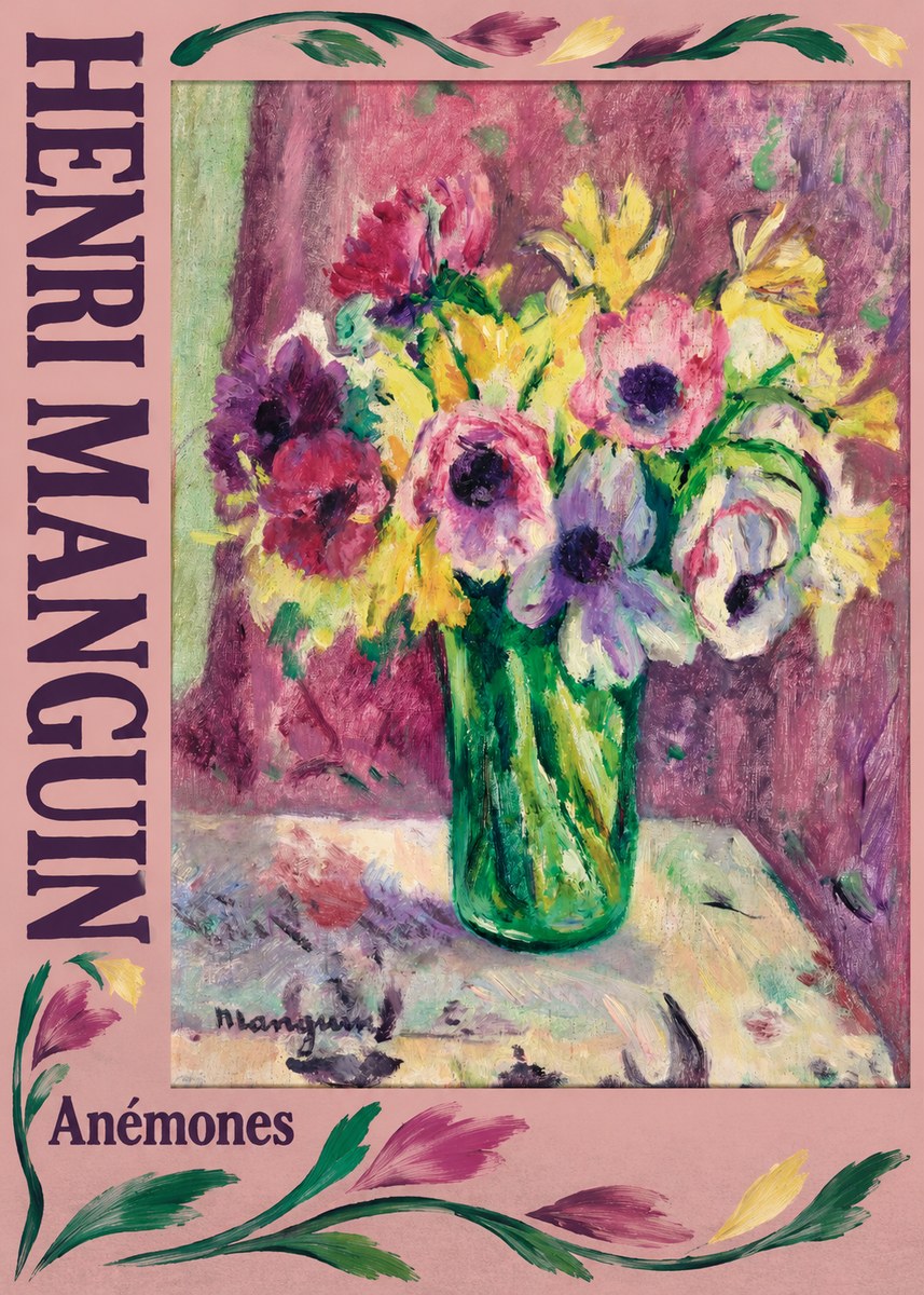 Henri Manguin Anémones No3 - Poszter