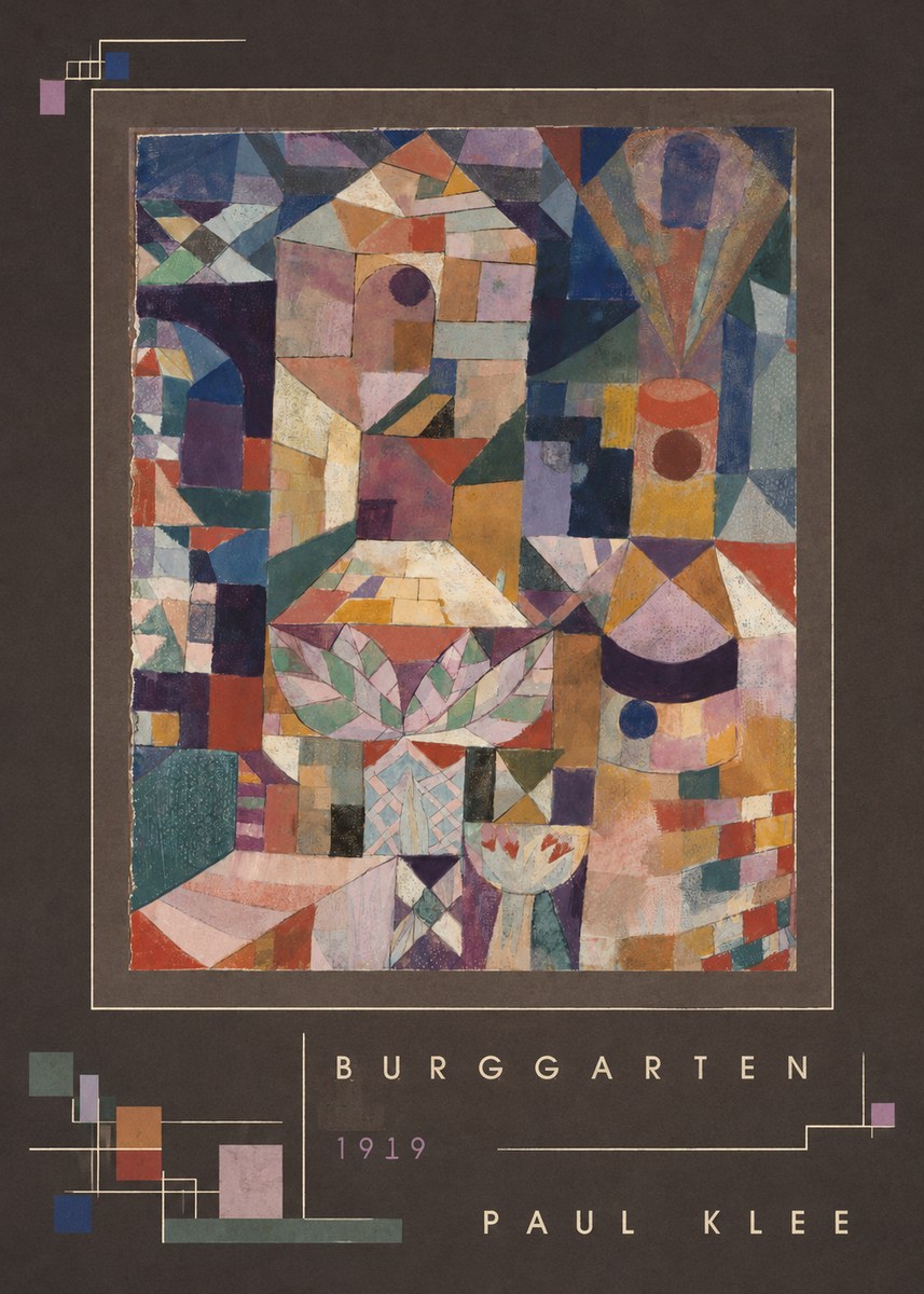 Paul Klee Burggarten No3 - Poszter