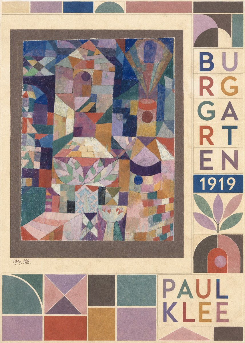 Paul Klee Burggarten No5 - Poszter