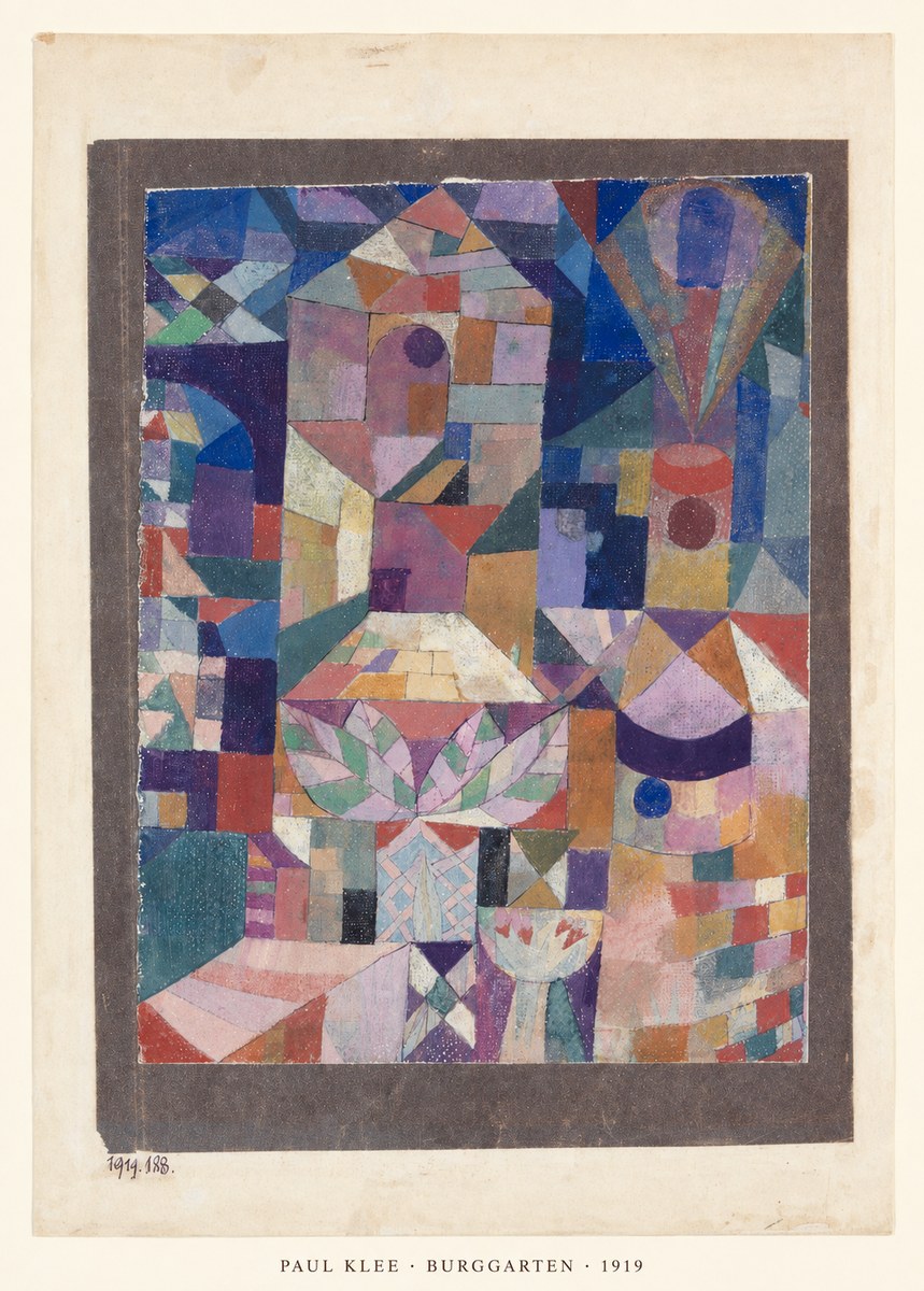 Paul Klee Burggarten No6 - Poszter