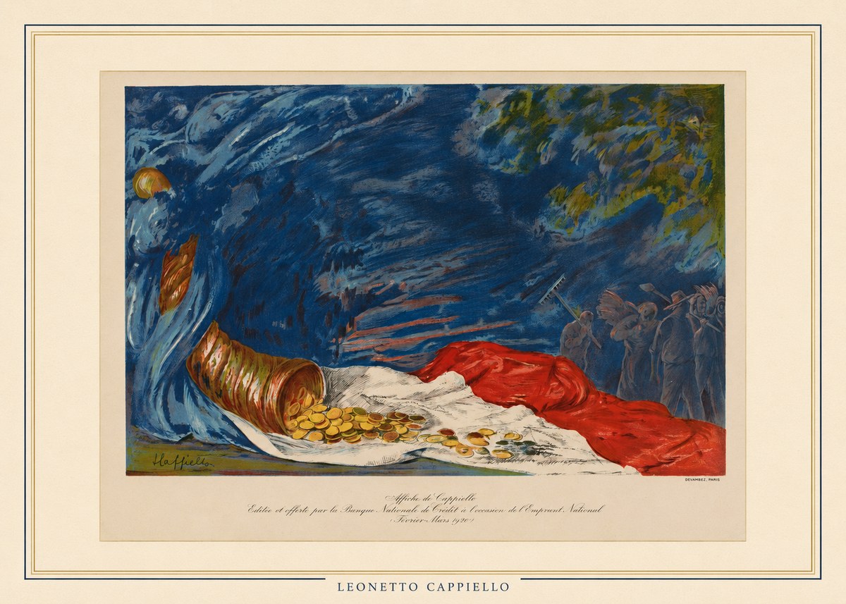 Leonetto Cappiello Emprunt National No4 - Poszter