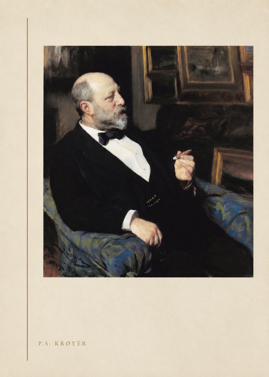 P.S. Krøyer Self-portrait I No2 - Poszter