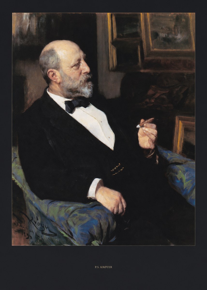 P.S. Krøyer Self-portrait I No6 - Poszter