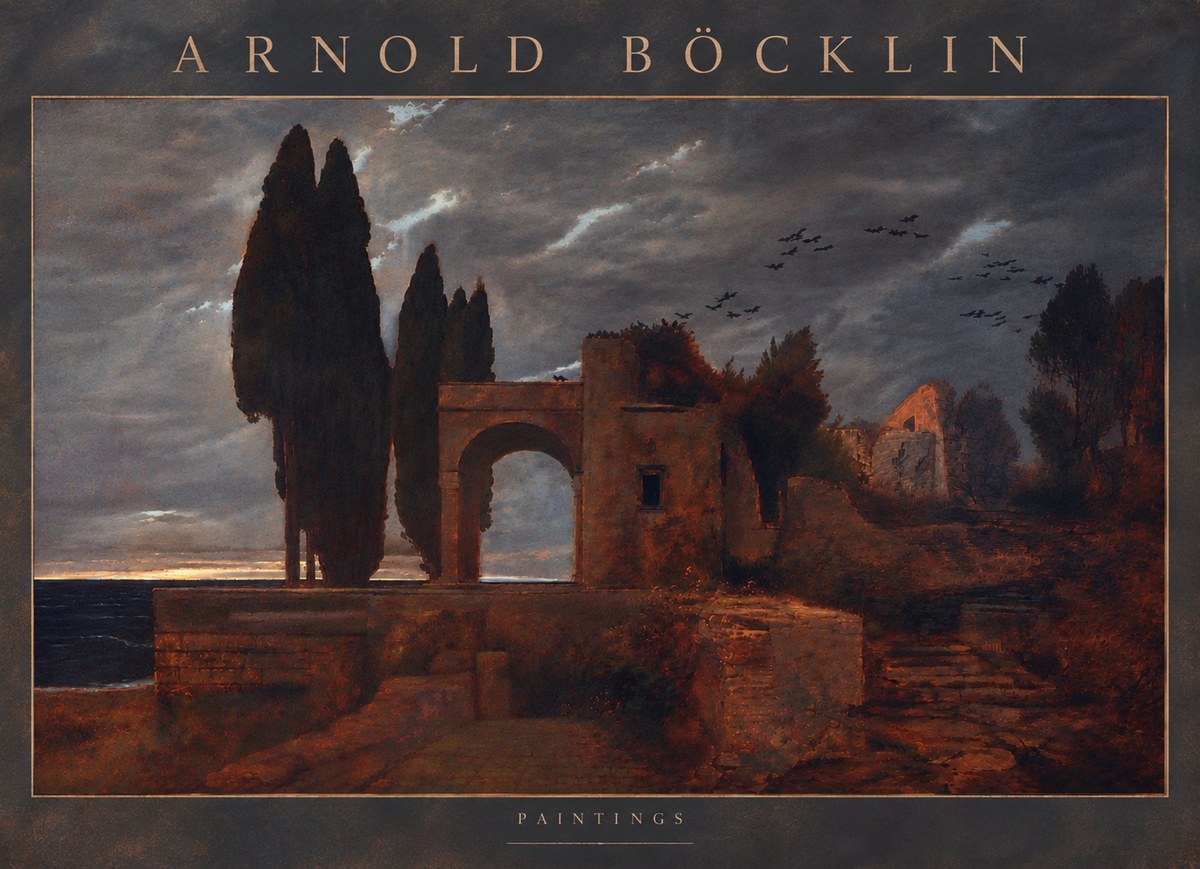 Arnold Böcklin Villa by the Sea I No6 - Poszter