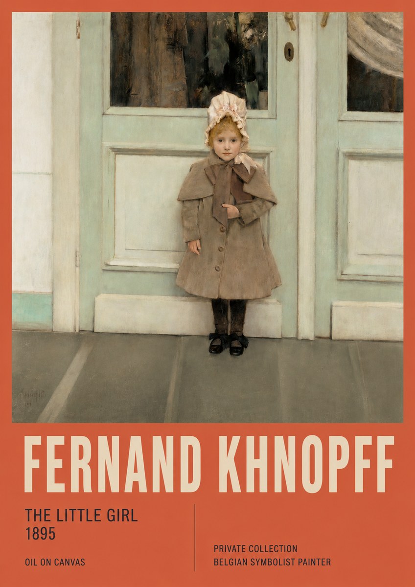 Fernand Khnopff The Little Girl No2 - Poszter