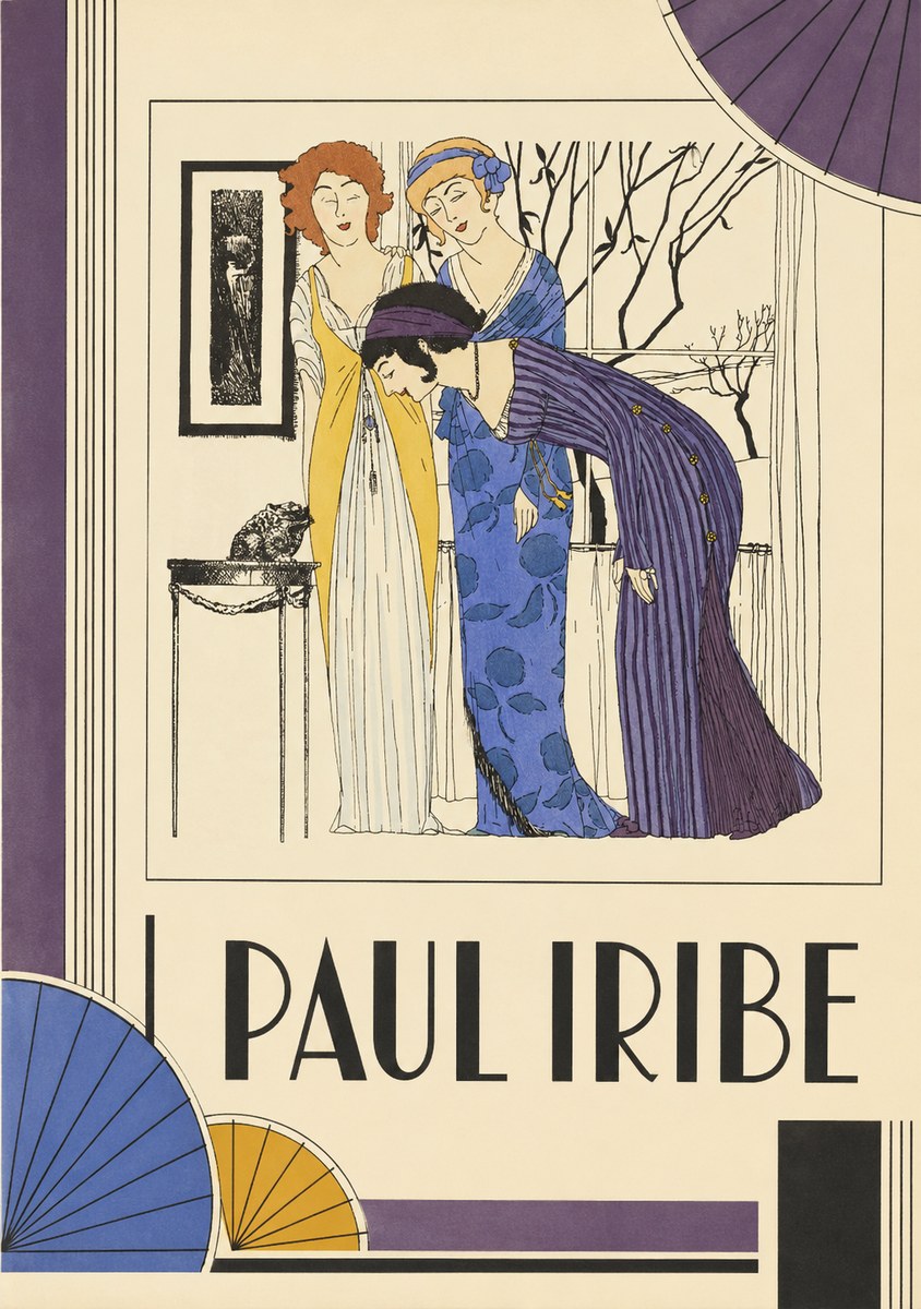 Paul Iribe Three Women and a Frog No2 - Poszter