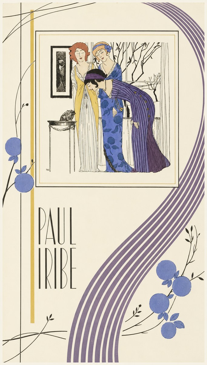 Paul Iribe Three Women and a Frog No6 - Poszter