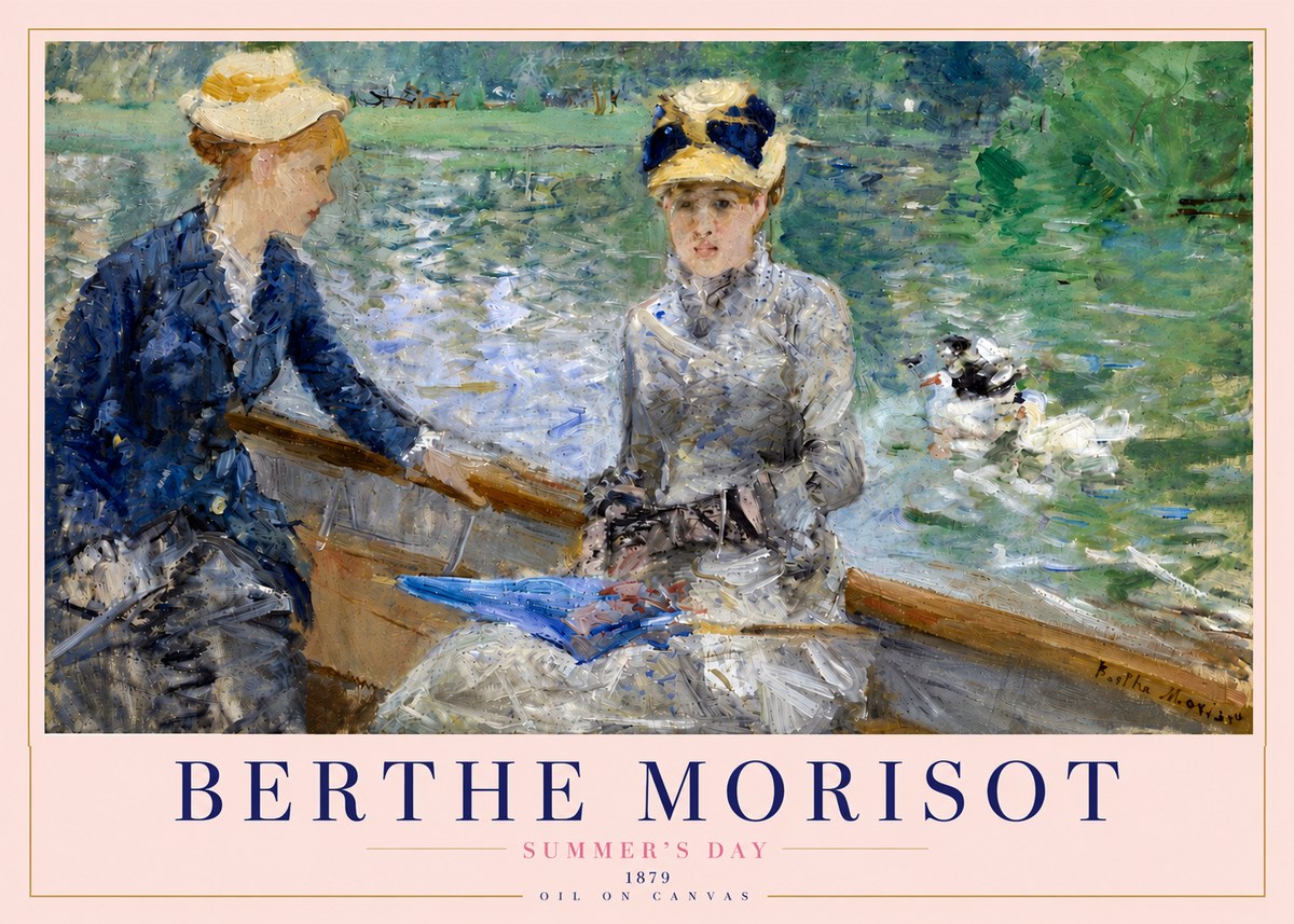 Berthe Morisot Summer's Day No4 - Poszter