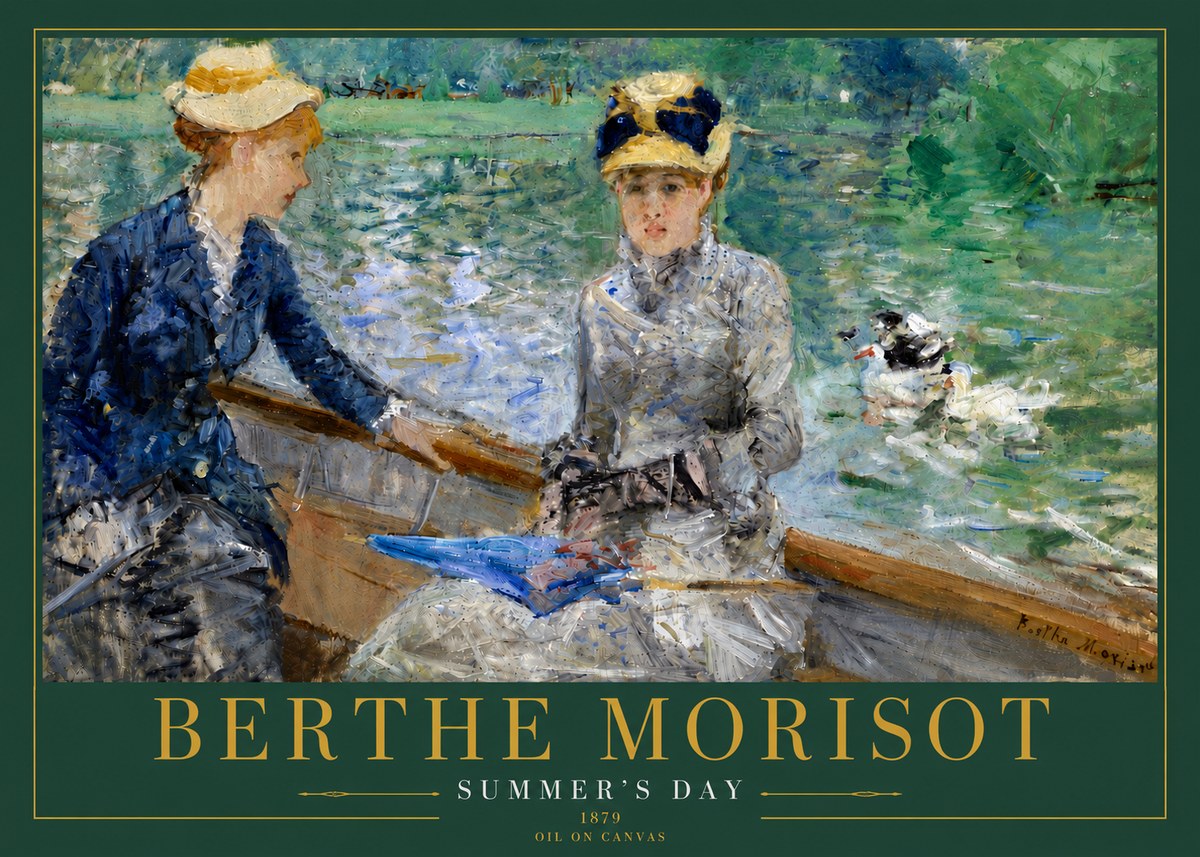 Berthe Morisot Summer's Day No5 - Poszter