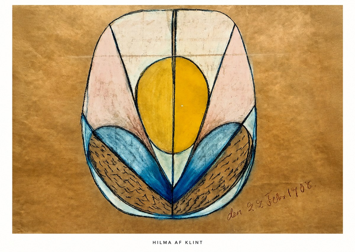 Hilma af Klint The Five - No Title No6 - Poszter