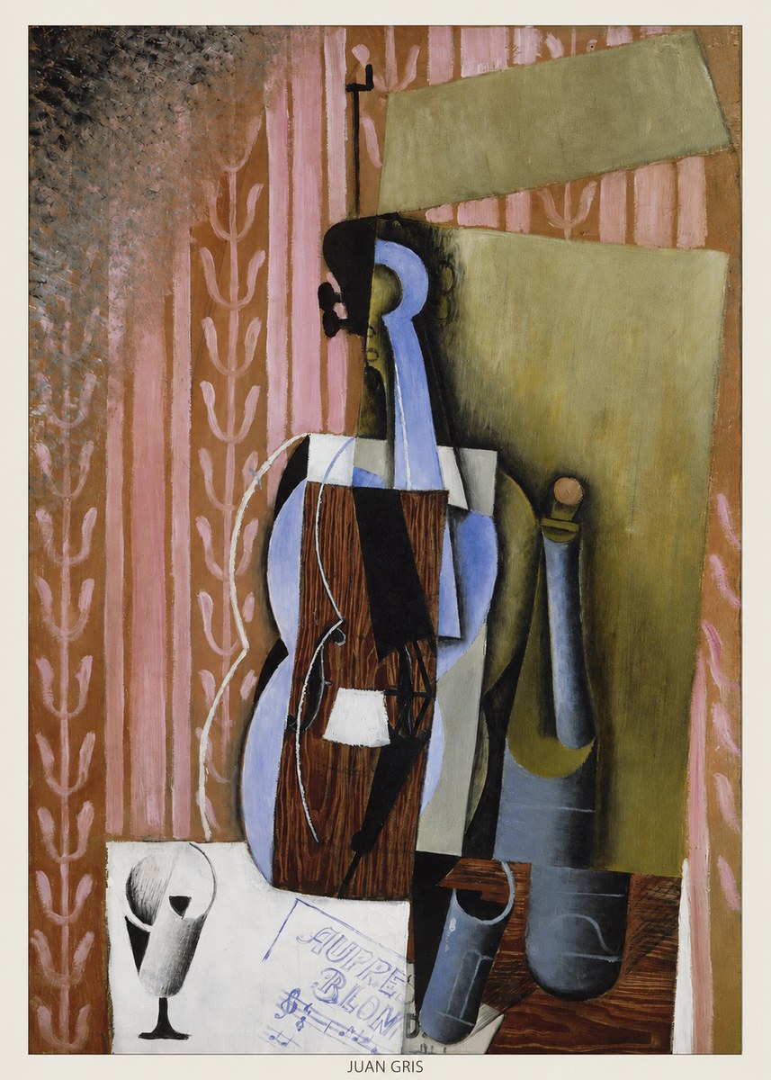 Juan Gris Still Life with Mandolin No5 - Poszter