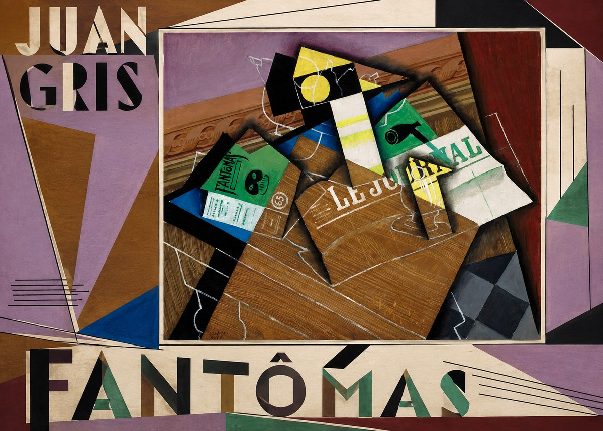 Juan Gris Fantômas I No2 - Poszter