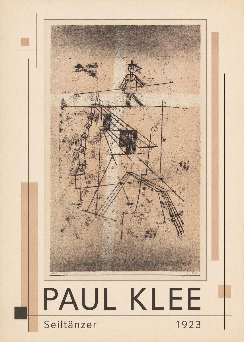 Paul Klee Seiltänzer II No1 - Poszter
