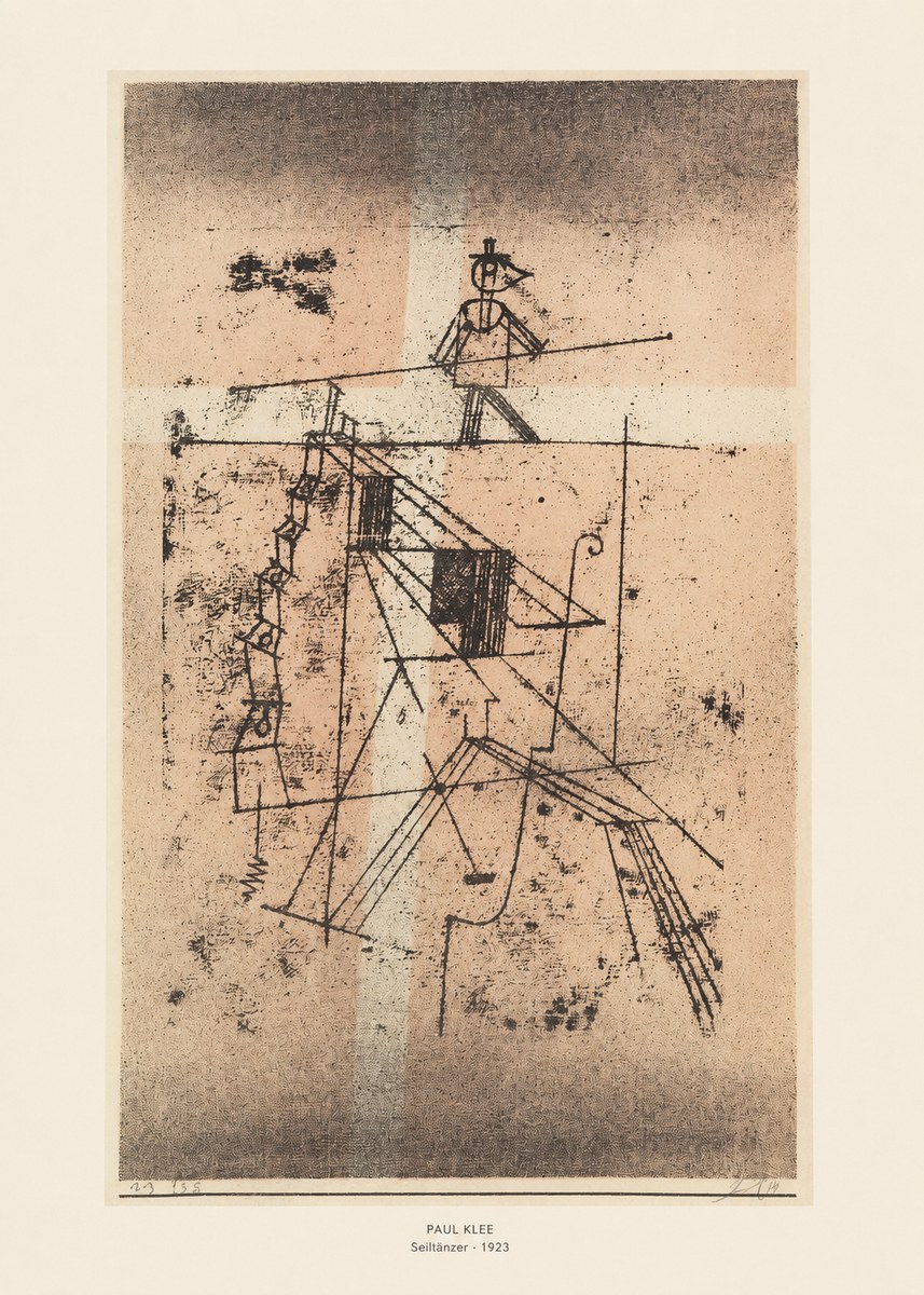 Paul Klee Seiltänzer II No6 - Poszter