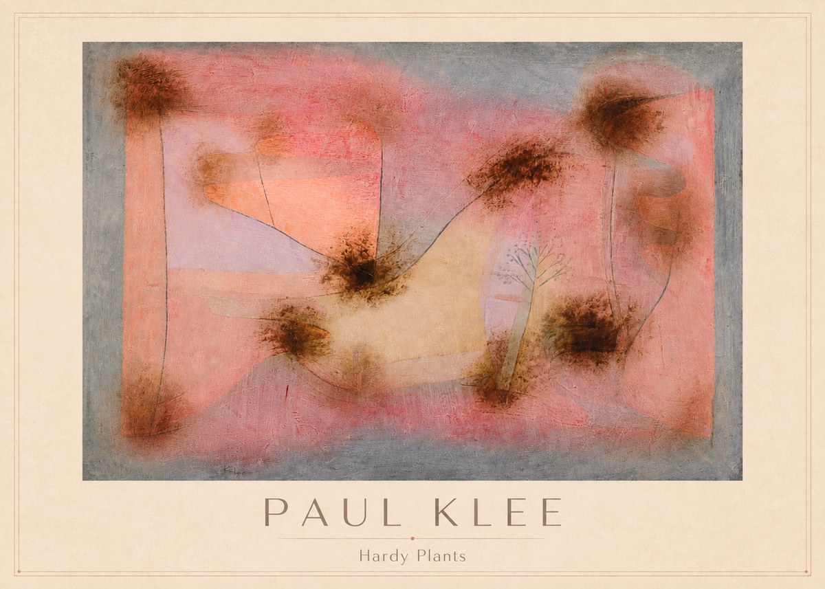 Paul Klee Hardy Plants I No3 - Poszter