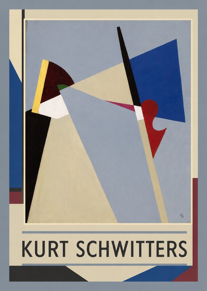 Kurt Schwitters Abstract Composition No1 - Poszter