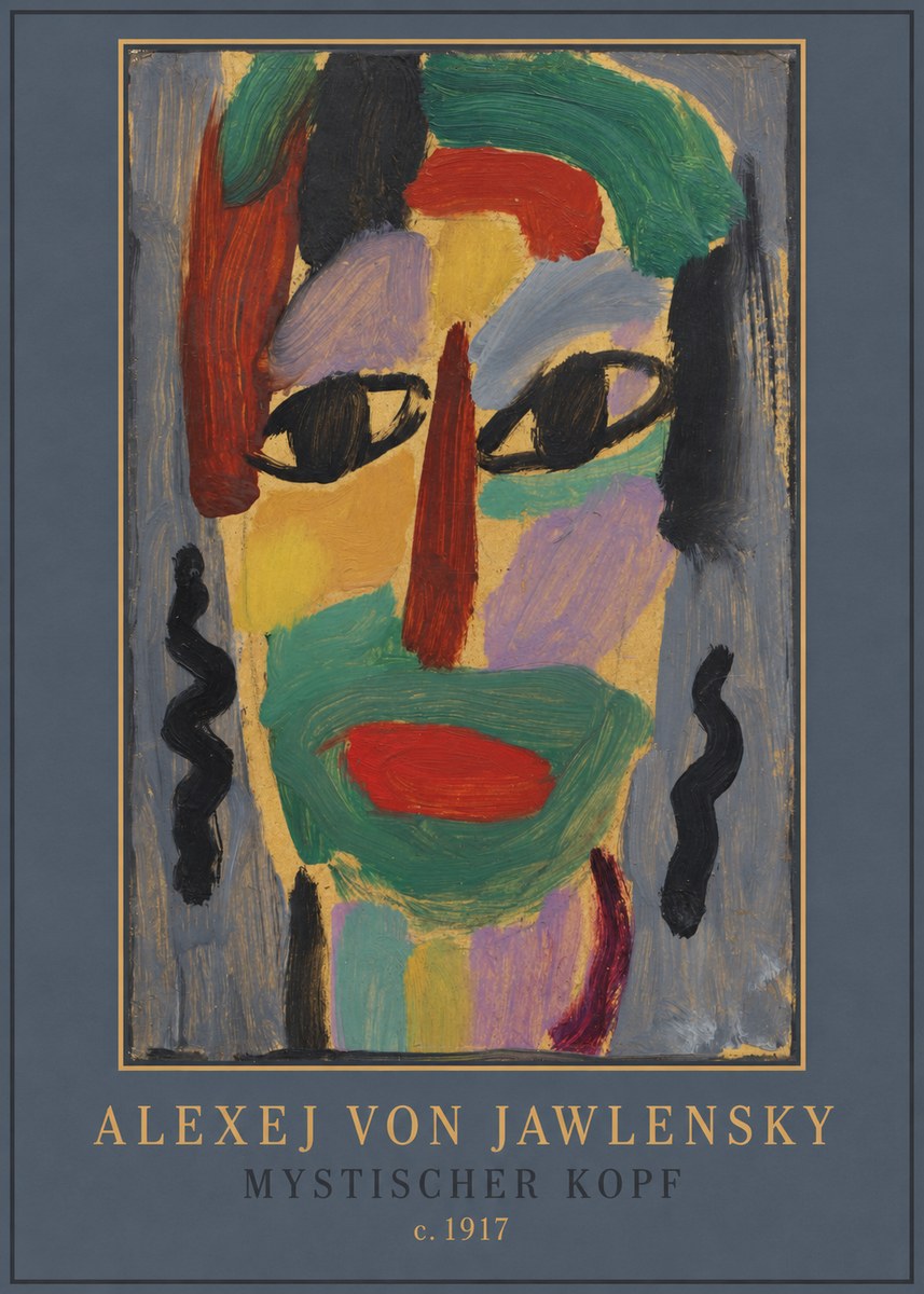Alexej von Jawlensky Mystischer Kopf No4 - Poszter