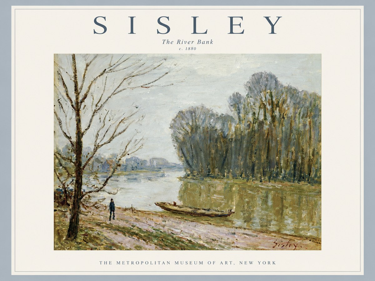 Sisley The River Bank II No2 - Poszter