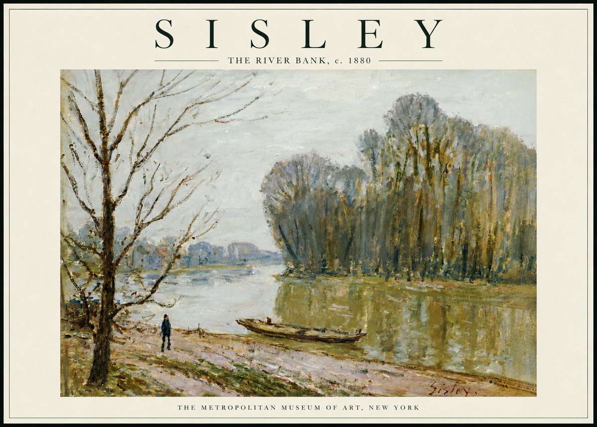 Sisley The River Bank II No6 - Poszter