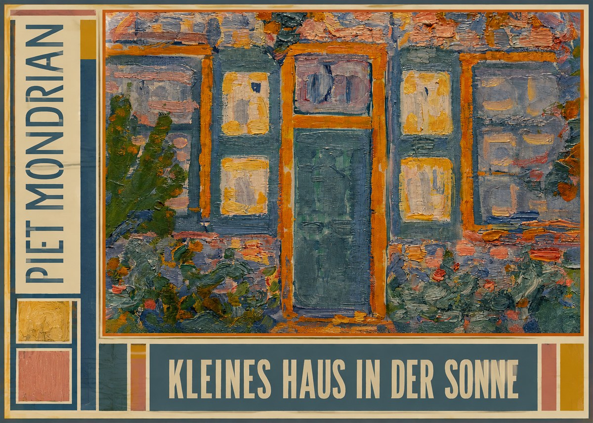 Piet Mondrian Kleines Haus in Der Sonne II No3 - Poszter
