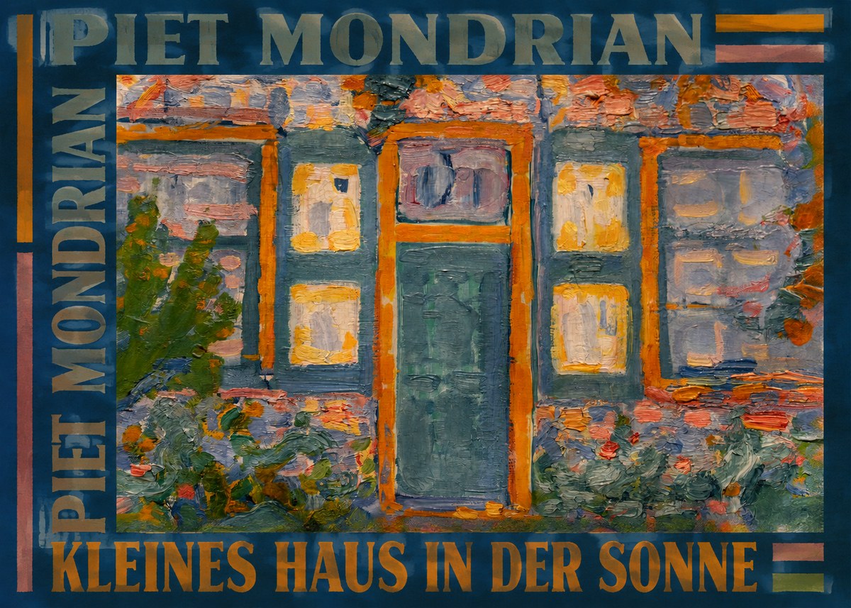 Piet Mondrian Kleines Haus in Der Sonne II No5 - Poszter