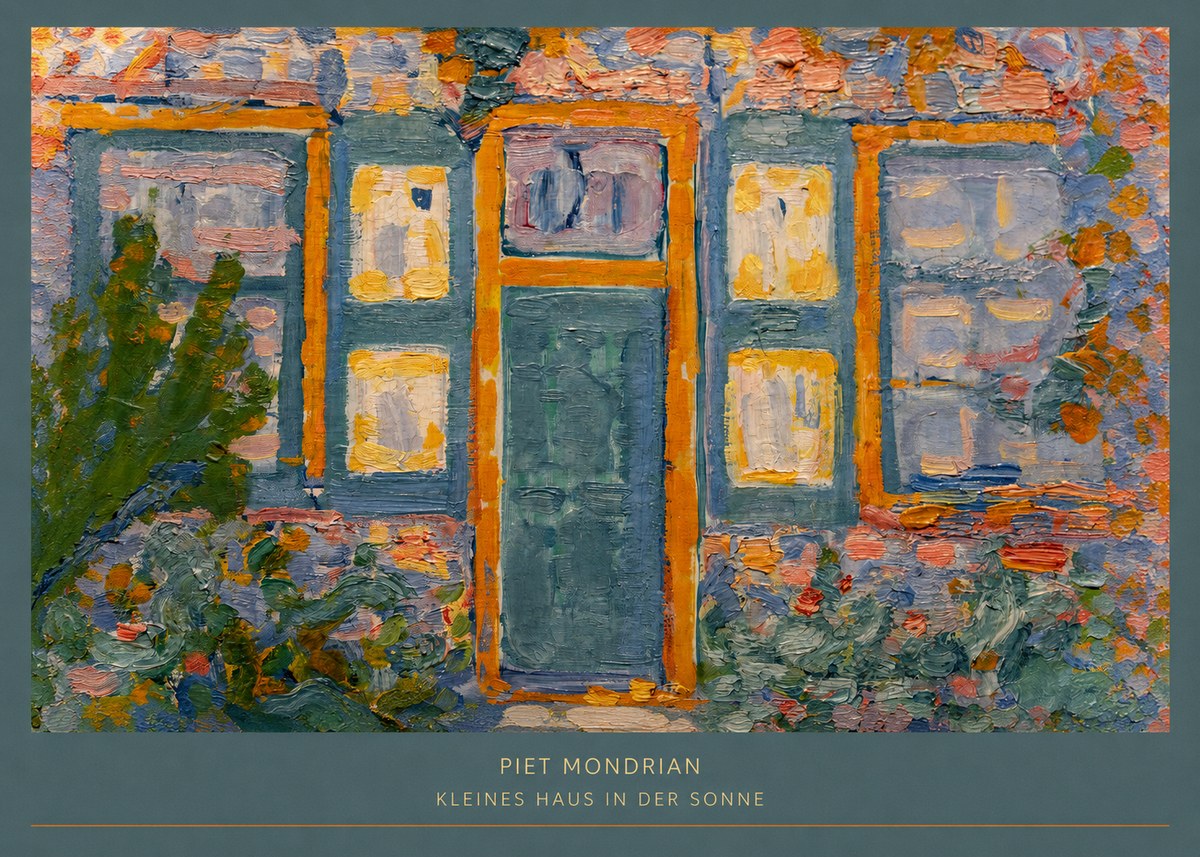 Piet Mondrian Kleines Haus in Der Sonne II No6 - Poszter