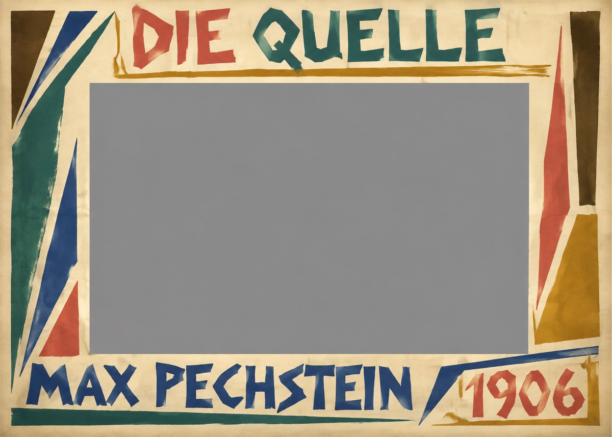Max Pechstein Die Quelle No1 - Poszter