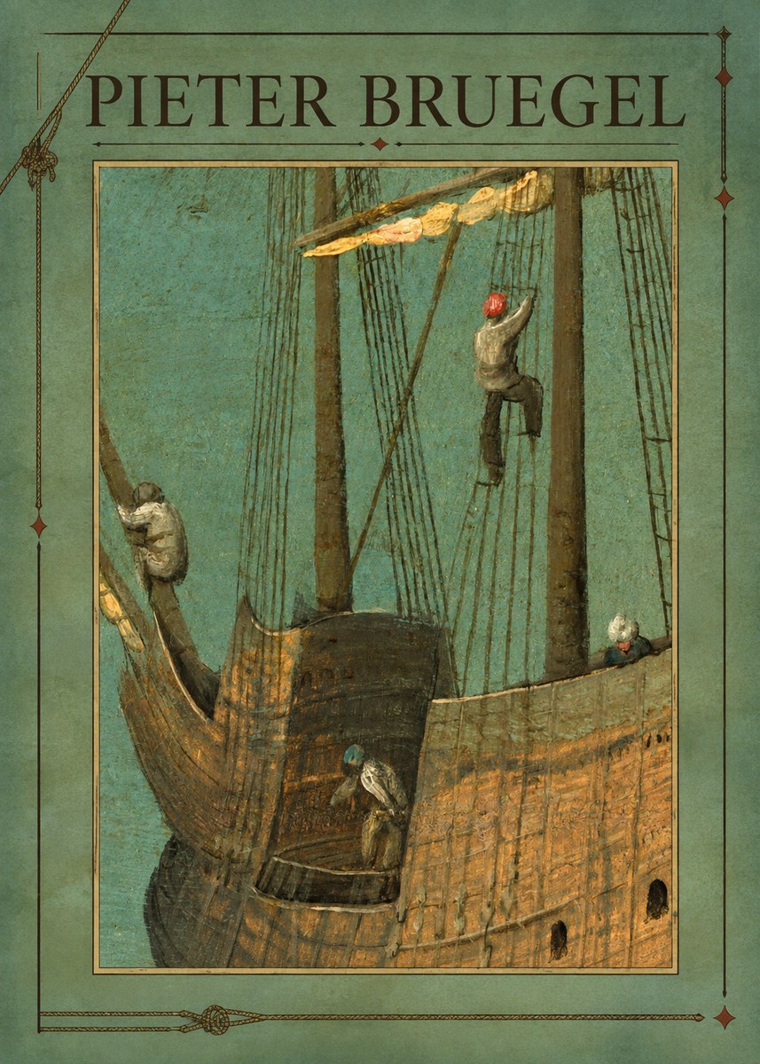 Pieter Bruegel The Ship No1 - Poszter