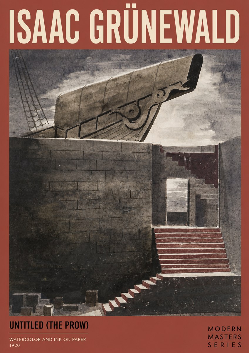 Isaac Grünewald Untitled (the Prow) No2 - Poszter