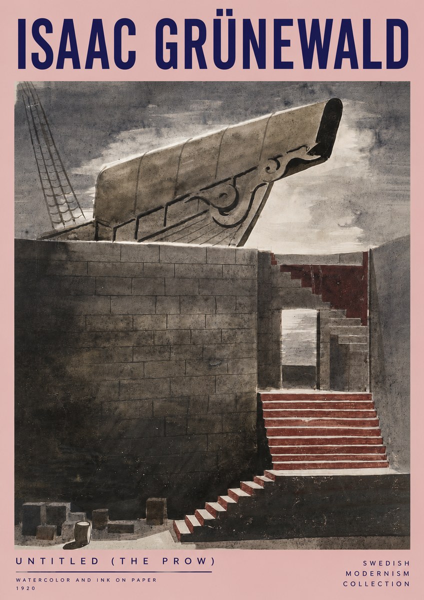 Isaac Grünewald Untitled (the Prow) No3 - Poszter