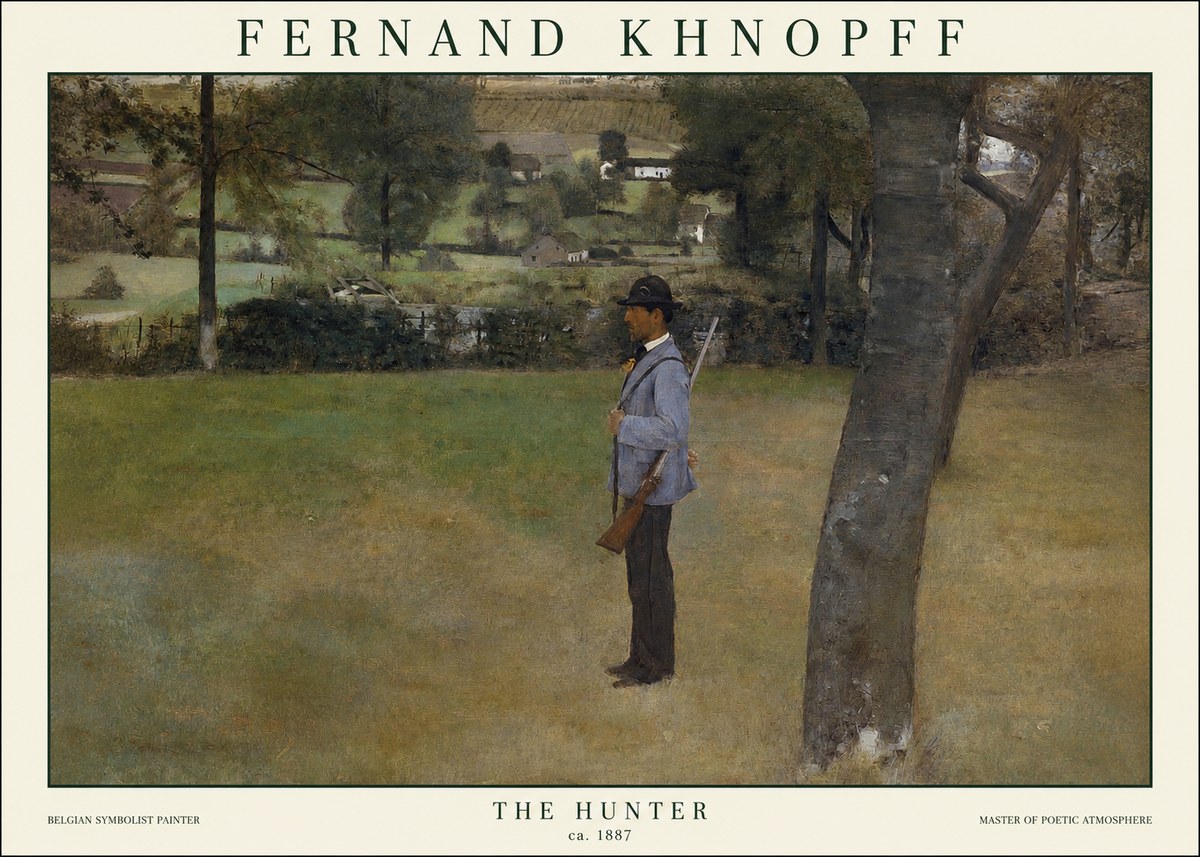 Fernand Khnopff The Hunter No1 - Poszter