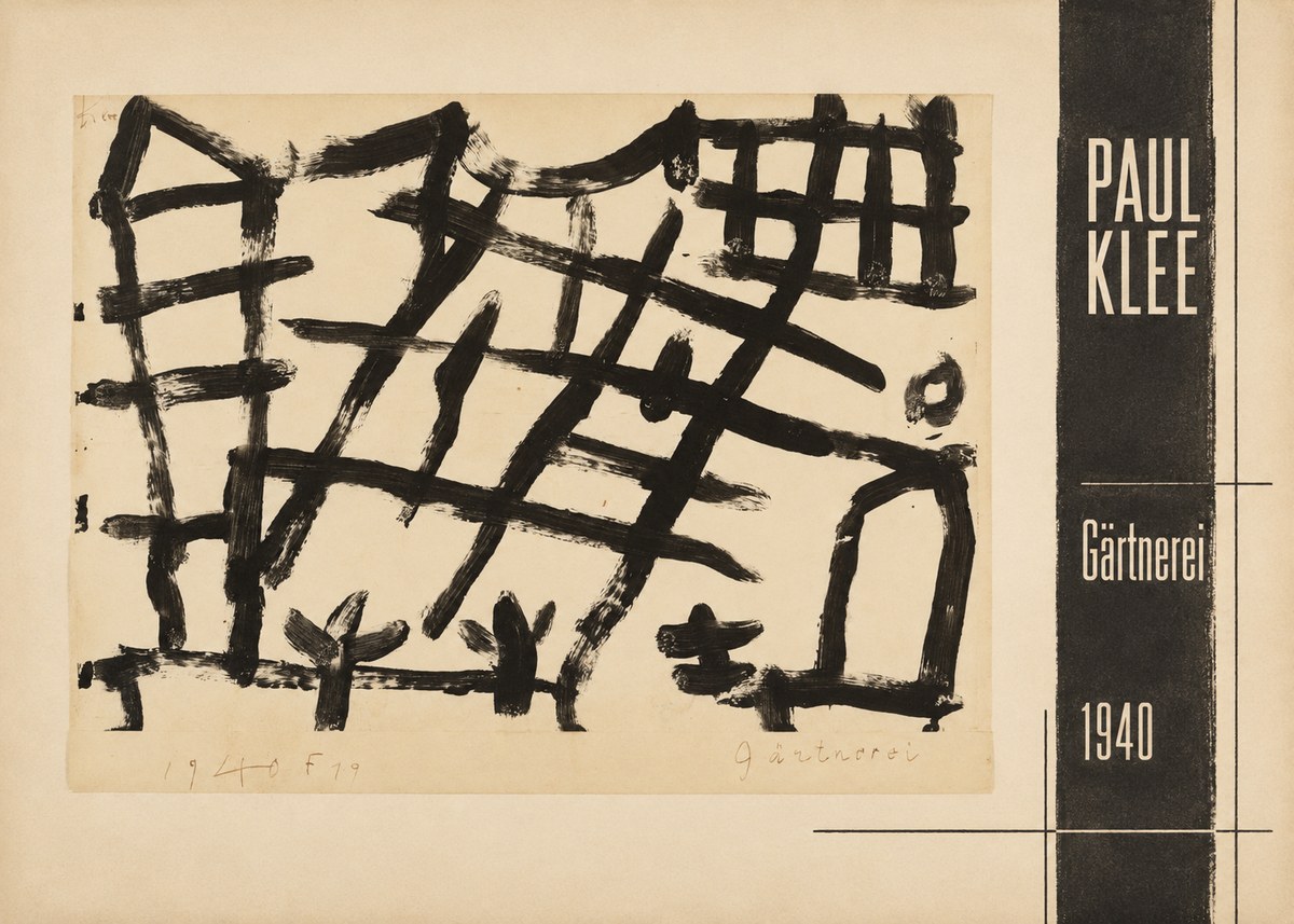 Paul Klee Gärtnerei No3 - Poszter