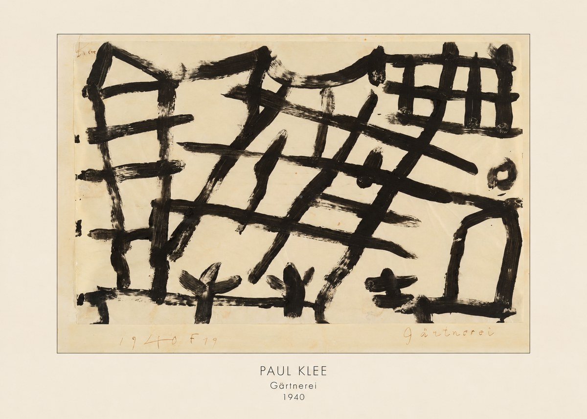Paul Klee Gärtnerei No4 - Poszter