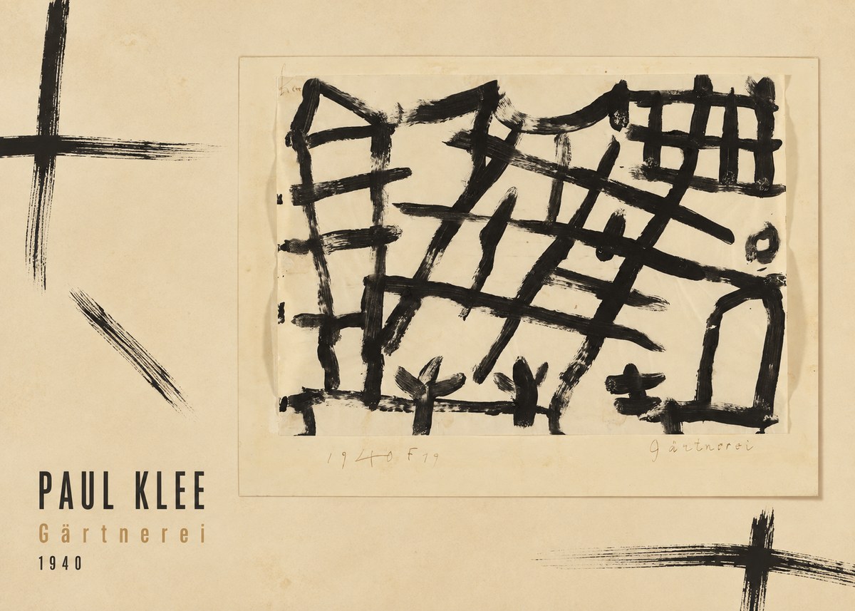 Paul Klee Gärtnerei No5 - Poszter