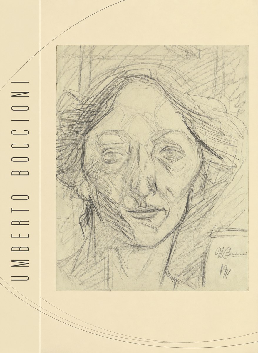 Umberto Boccioni Head of a Woman No2 - Poszter