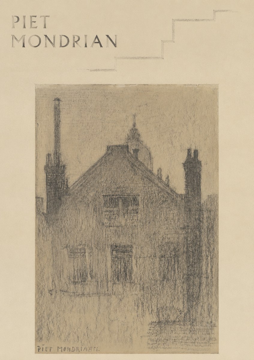 Piet Mondrian House Study No6 - Poszter